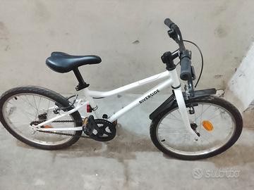 Bicicletta 20 pollici bianca