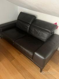 Divano in pelle divani e divani testa di moro