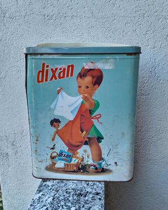 Fustino Dixan in latta. Vintage 