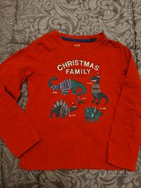 t-shirt natale bambino 6 anni 