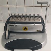 Perforatrice rilegatrice manual per dorso plastica