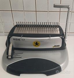 Perforatrice rilegatrice manual per dorso plastica