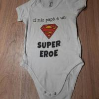 Body bimbo bimba 18/24 mesi festa del papà