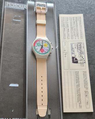 swatch chrono white horse SCW100 