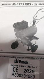 Motozappa MH175RKS