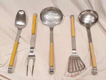 Giannini C. Set 5pz. utensili da cucina, Vintage