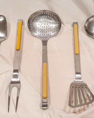 Giannini C. Set 5pz. utensili da cucina, Vintage