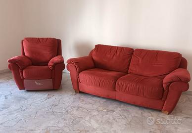 Divano e poltrona Natuzzi