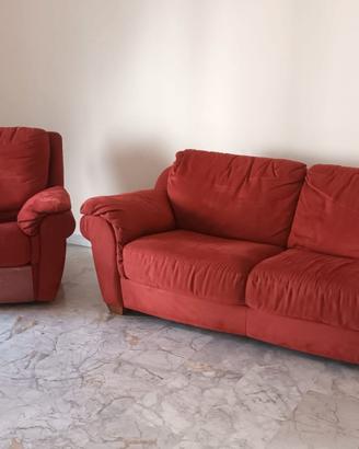 Divano e poltrona Natuzzi