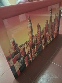 quadro New York  colori vivaci - usato