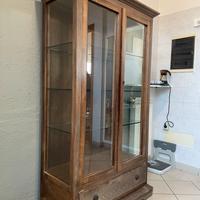 Vetrinetta in legno massello arte povera