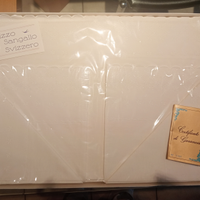 Lenzuolo matrimoniale pizzo sangallo