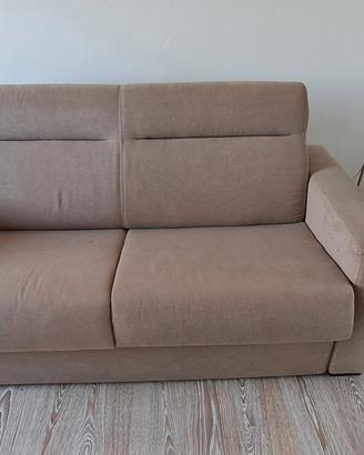 Divano letto Perdormire Donald Roma 6 color fango