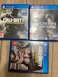 Call of Duty Infinite warfare, modern war. e WWII