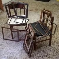 Lotto di 16 cornici vintage e antiche