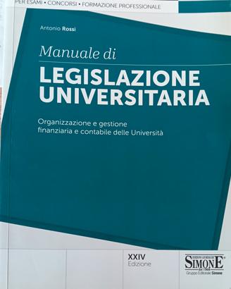  Manuale di Legislazione Universitaria (Simone)