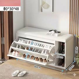 Scarpiera mobile con scaffali mensole per scarpe