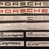 Loghi Scritte Porsche Cayenne Macan Boxster Ecc