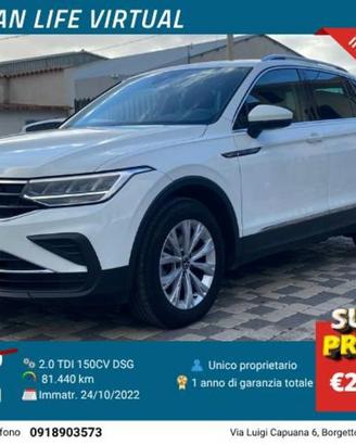 Volkswagen Tiguan Life 2.0 TDI 150 CV DSG Virtual