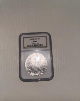ARGENTO 999_ 1 oncia USA CANADA AUSTRIA_ 10Z