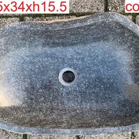 Lavabo lavandino da appoggio pietra/sasso fiume 4