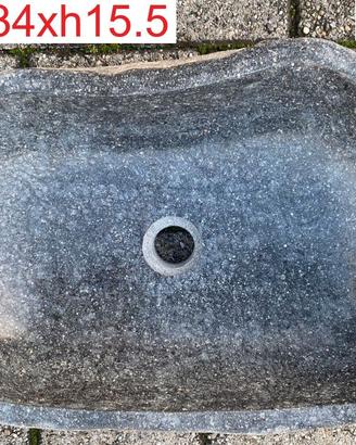 Lavabo lavandino da appoggio pietra/sasso fiume 4