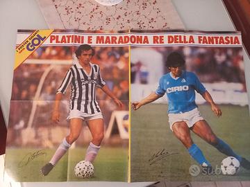 I Poster Giganti Super Gol Maradona - Platini