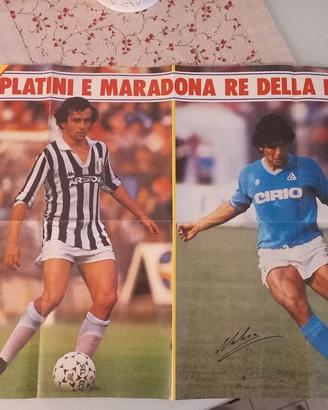 I Poster Giganti Super Gol Maradona - Platini