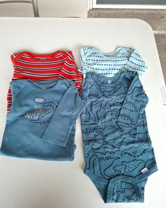 Set quattro body bambino