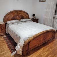 Letto matrimoniale stile veneziano+rete a doghe