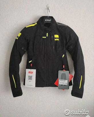 LS2 Giacca Moto Donna Titanium Taglia XS nera