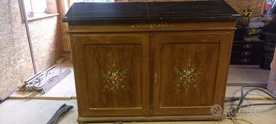 scrittoio in legno massiccio