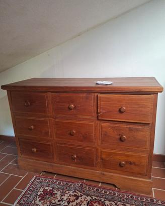 Cassettone in legno di Teak massello