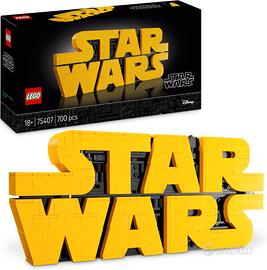 LEGO Star Wars 75407 Logo Star Wars in Mattoncini