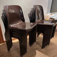 Set 8 sedie Artemide Selene -Vico Magistretti - 70