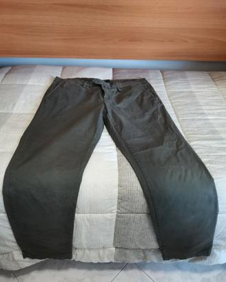 PANTALONE VERDE UOMO ALCOTT TAGLIA 54 SKINNY FIT