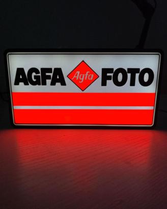 Lampada LED AGFA FOTO vintage – Lightbox retrò 3D