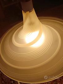 LAMPADARIO A SOSPENSIONE IN VETRO ARTISTICO