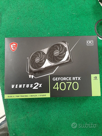 MSI GeForce RTX 4070 VENTUS 2X 12GB