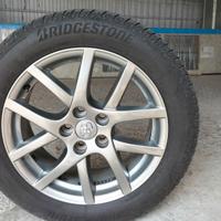 4 Cerchi Originali Toyota 17"+ 4 gomme Bridgestone