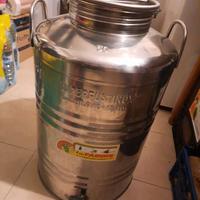 fusto inox 50 litri