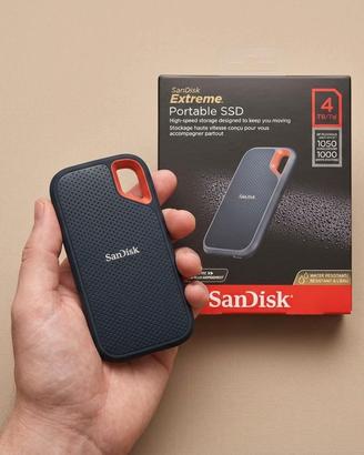 SSD Esterno SanDisk Extreme 4TB NVMe USB-C