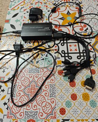 Alimentatore Universale Laptop 150W - Casa e Auto 