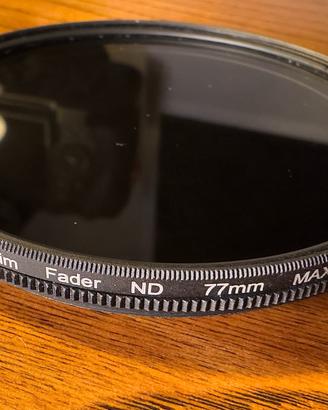 Filtro fotografico variabile ND 77mm