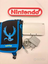 New nintendo 3ds ghiaccio+cover pokemon+caricatore