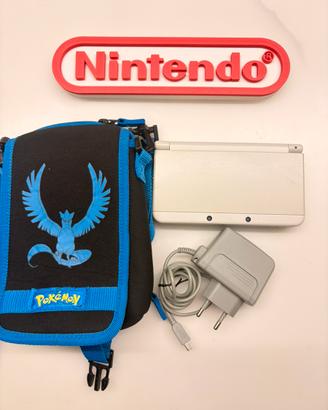 New nintendo 3ds ghiaccio+cover pokemon+caricatore