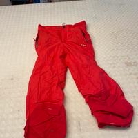 Pantaloni Snow rossi 10 anni