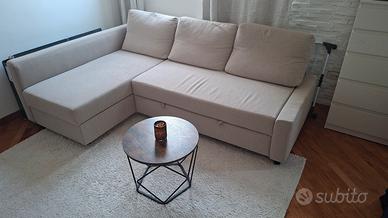 FRIHETEN Divano letto angolare/contenitore