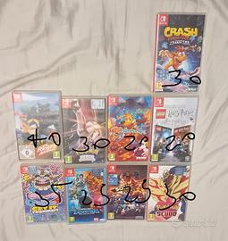 giochi switch e wii 