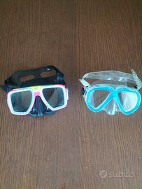 Maschere marca Mares e Aquasplash